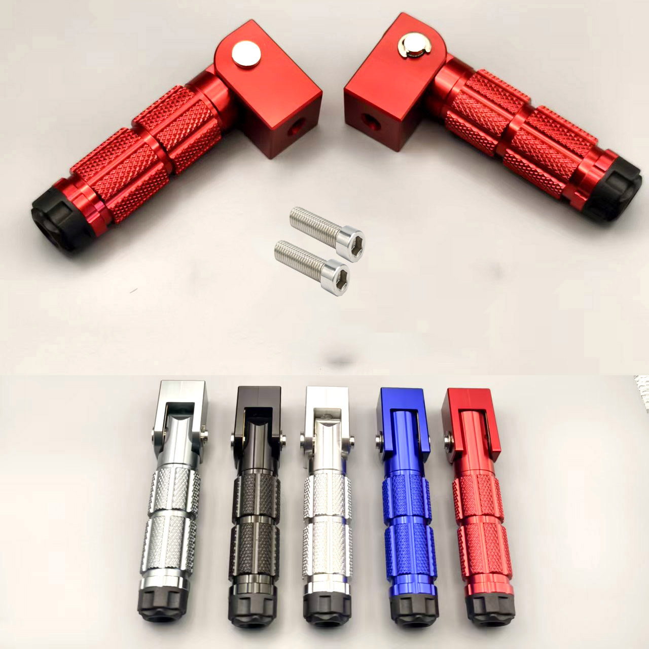Folding Electric Scooter - Pedali universali da 8 mm Poggiapiedi