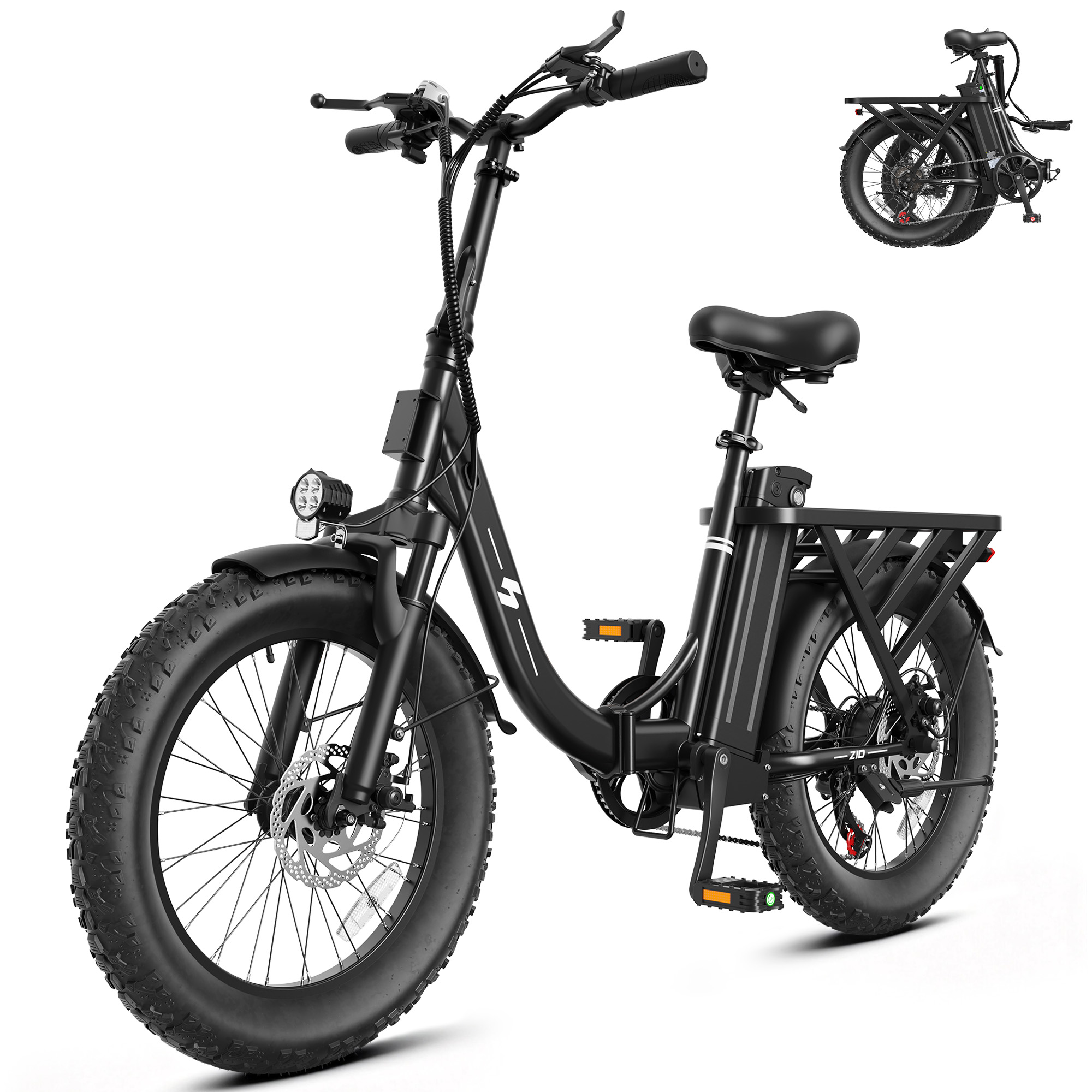 Electric Scooter Adults - Bicicletta Elettrica Pieghevole Hopepeak Z10 per